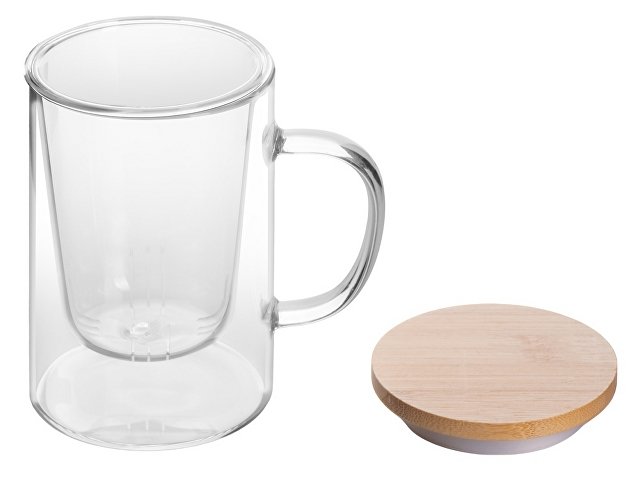 Стеклянная кружка с заварочной емкостью «Milfoil» thumbnail