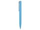 Ручка шариковая пластиковая "Bon" с покрытием soft touch, голубой