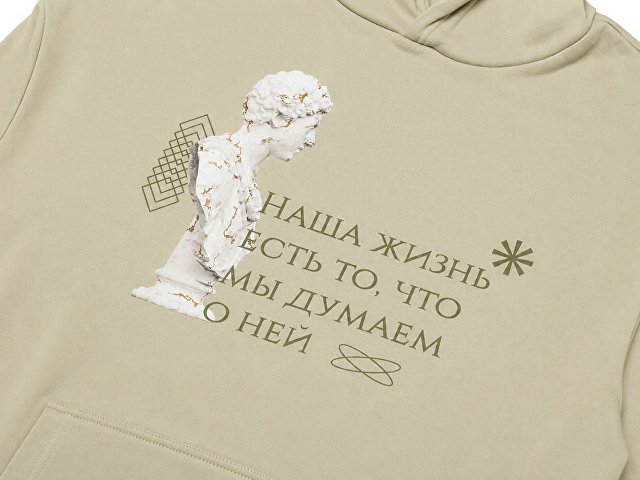Толстовка с капюшоном оверсайз «Berlin» унисекс — фото 2