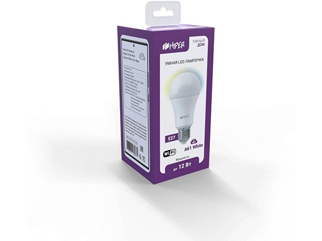 Умная LED лампочка «IoT A61 White»