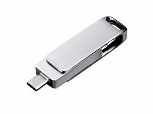 USB 2.0-флешка на 32 Гб 3-в-1 с разъемами Micro USB и USB-C