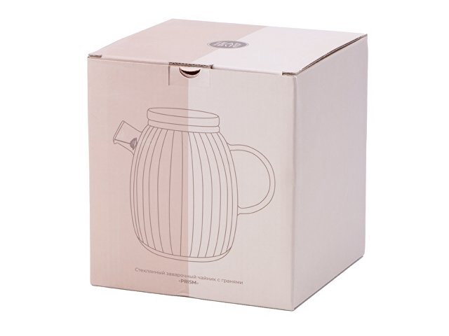 Стеклянный заварочный чайник с гранями «Prism» thumbnail