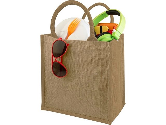 Сумка подарочная «Hindy» из джута thumbnail