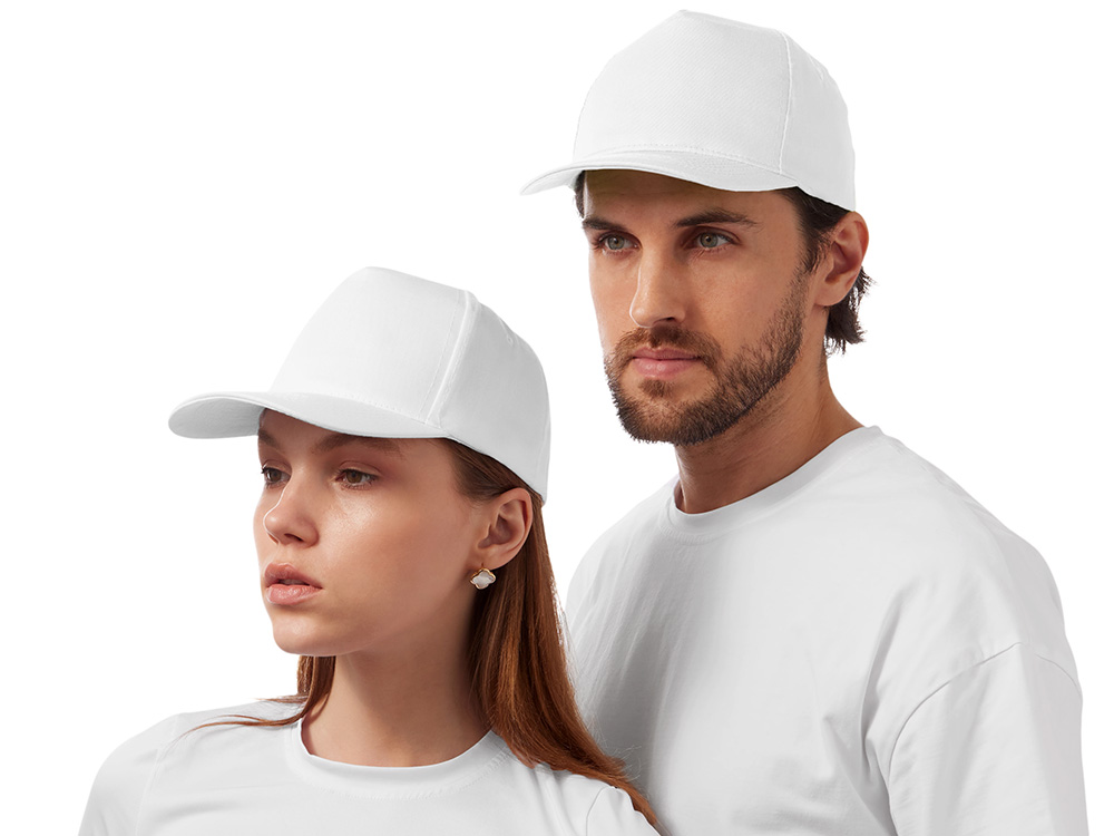 Бейсболка Mix белый