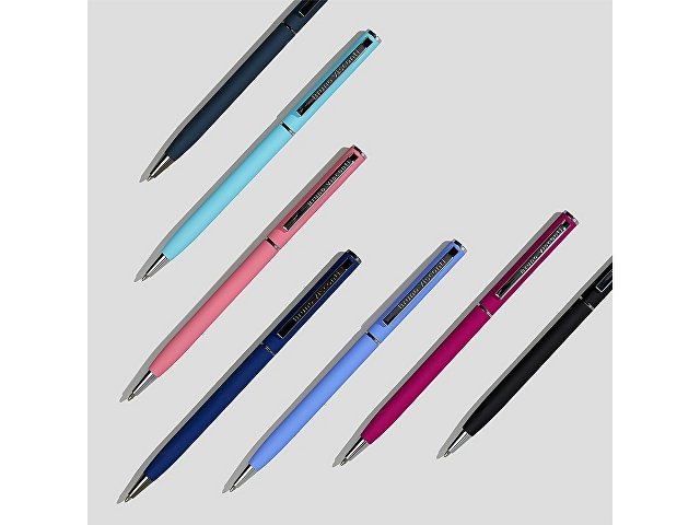 Ручка металлическая шариковая «Palermo», софт-тач