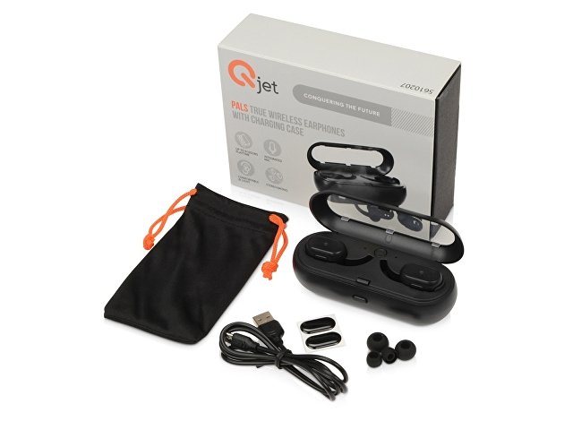 Беспроводные наушники «Pals» с зарядным чехлом thumbnail