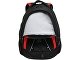 Рюкзак TORBER ROCKIT с отделением для ноутбука 15", черный/красный, полиэстер, 33х19х45 см, 28 л