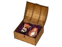 Подарочный набор: чайная пара, варенье из сосновых шишек (арт. 94818)