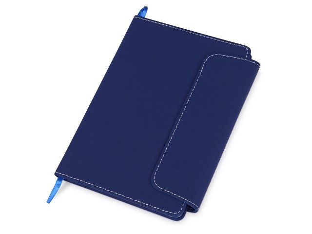 Блокнот A5 "Horsens" с шариковой ручкой-стилусом, синий