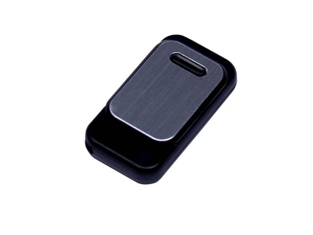 USB 2.0- флешка промо на 32 Гб прямоугольной формы, выдвижной механизм — фото 2