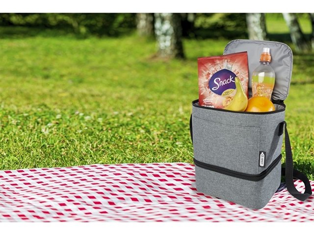 Сумка-холодильник «Tundra» из переработанного PET-пластика на 9 банок thumbnail