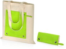 Складная хлопковая сумка для шопинга «Gross» с карманом, 180 г/м2 (арт. 955103)