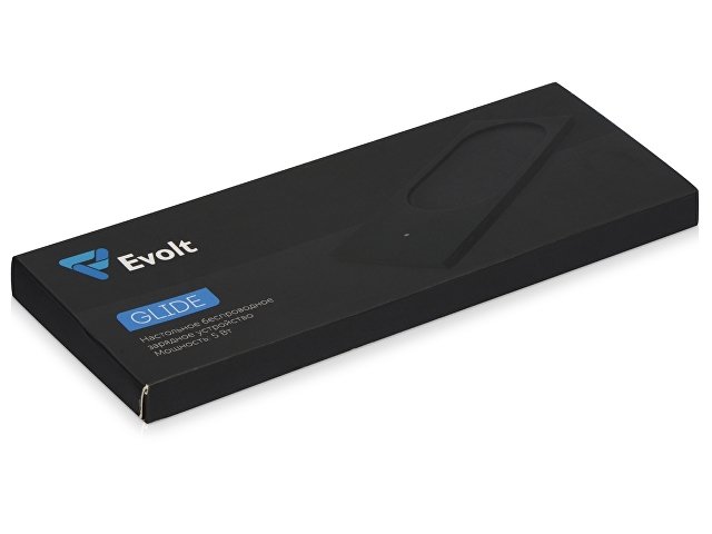 Беспроводное настольное зарядное устройство «Glide» с подсветкой, soft-touch thumbnail