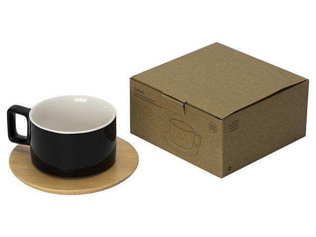 Чайная пара с бамбуковым блюдцем «Sheffield» thumbnail