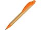 Ручка шариковая «Листок», бамбук/оранжевый