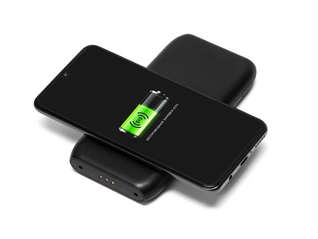 Беспроводное портативное зарядное устройство с зарядной станцией «UnIQ», 10000 mAh thumbnail