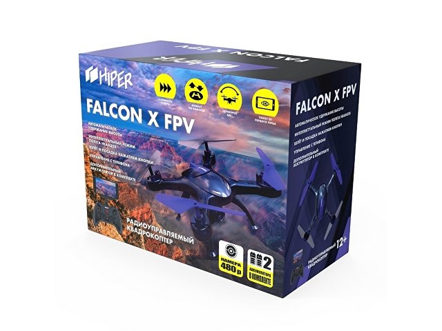 Радиоуправляемый квадрокоптер «FALCON X FPV» thumbnail