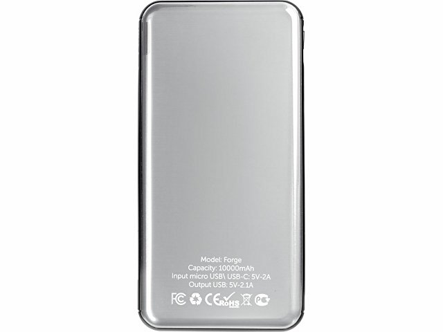 Внешний аккумулятор «Forge», 10000 mAh