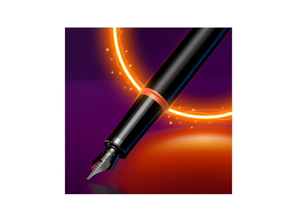 Ручка перьевая Parker «IM Vibrant Rings Flame Orange»