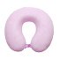 Подушка Basic из микрофибры с эффектом памяти U-shape, розовый