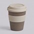 Стакан с силиконовой крышкой "Cafe", beige