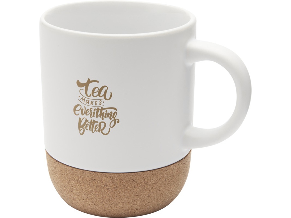 Керамическая кружка «Billie» с пробковым дном, матовая фото 4 Керамическая кружка «Billie» с пробковым дном, матовая фото 4