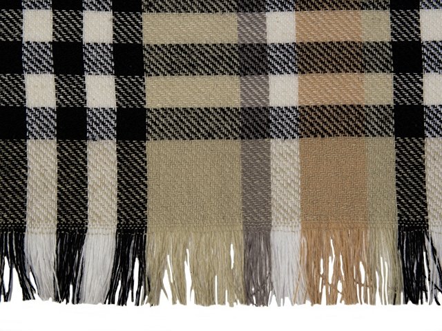 Плед «Liner» хлопковый с бахромой thumbnail