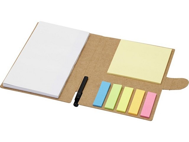 Блокнот «Swift» со стикерами и шариковой ручкой thumbnail