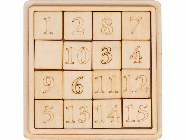 Деревянная головоломка «Пятнашки» thumbnail