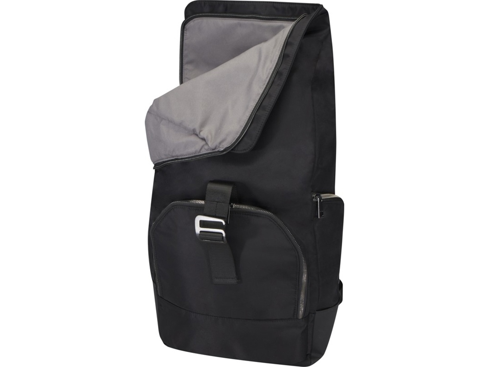 Рюкзак «Rhine» 15” с откидным верхом из переработанного материала фото 4 Рюкзак «Rhine» 15” с откидным верхом из переработанного материала фото 4