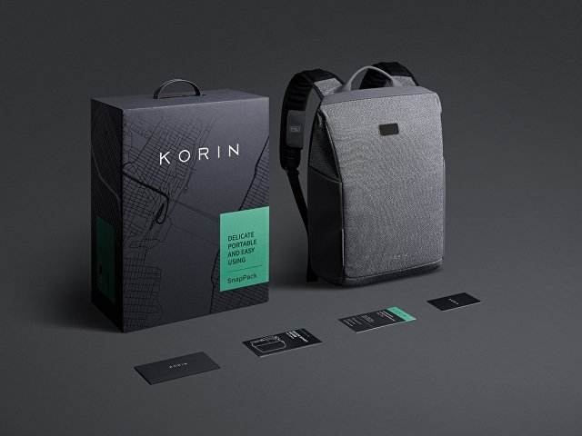 Водостойкий антикражный рюкзак SnapPack для ноутбука 16" thumbnail