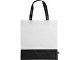 Сумка-шоппер двухцветная Reviver из нетканого переработанного материала RPET - изображение 3