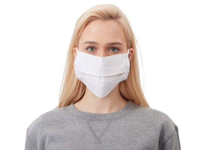 Маска для лица многоразовая из хлопка thumbnail