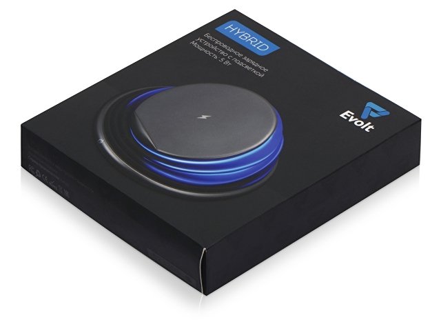 Беспроводное зарядное устройство «Hybrid» с ночником  thumbnail