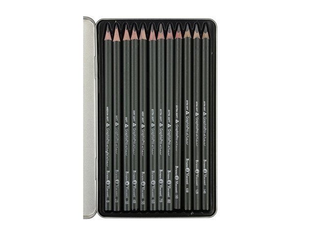 Набор из 12 чернографитовых карандашей «Sketch & Art» В - 14В thumbnail