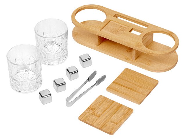 Набор для виски на бамбуковой подставке «Boulevardier» thumbnail