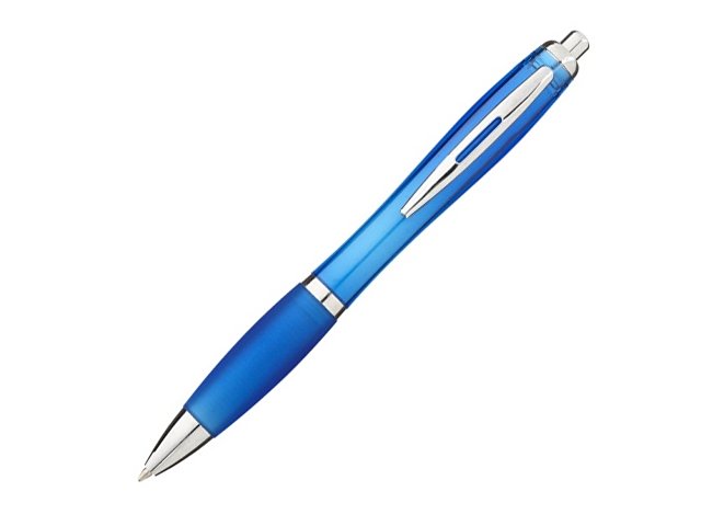 Ручка пластиковая шариковая "Nash", морская волна, синие чернила