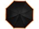 Зонт-трость Kris 23" полуавтомат, черный/оранжевый