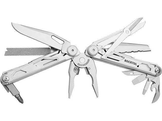 Мультитул Rocktol 29 в 1 со сменными резцами и пилой thumbnail