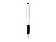 Ручка-стилус шариковая "Mandarine", серебристый, черные чернила
