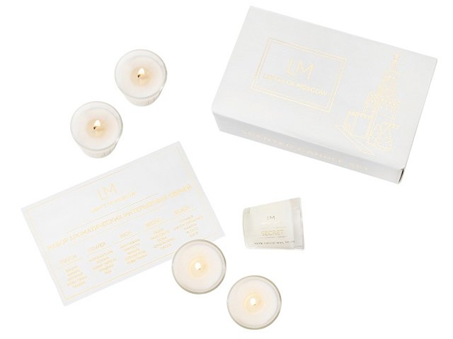 Набор ароматических свечей, 5*50 мл