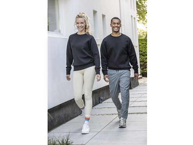 Спортивный свитер с круглым вырезом «Yukon» из интерлока, унисекс