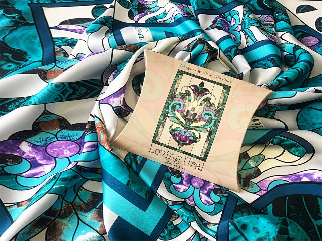 Платок «Каменный Цветок» thumbnail