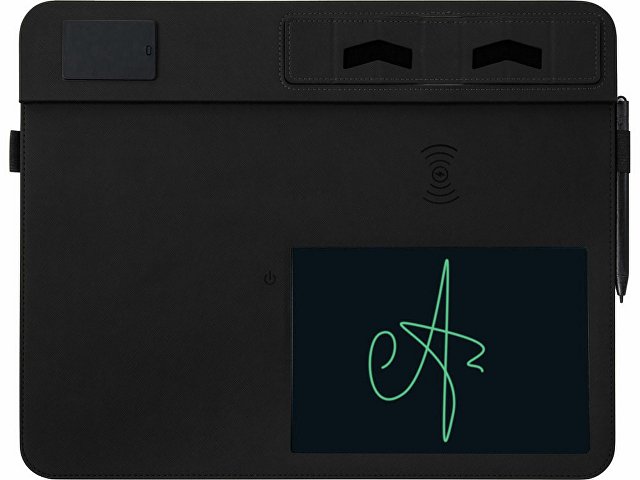 Многофункциональный коврик для мыши «Multi Pad» с беспроводной зарядкой и LCD экраном, 10 Вт thumbnail