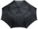 Зонт Argon 30" двухсекционный полуавтомат, черный
