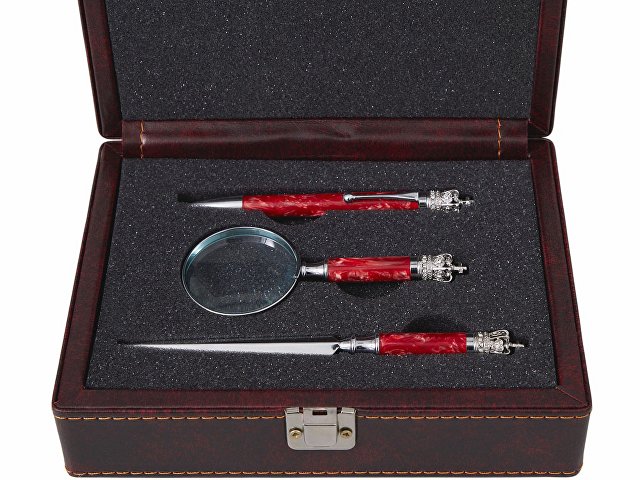 Набор «Принц Уэльский»: ручка, лупа, нож для бумаг thumbnail