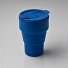 Силиконовый складной стакан "GoCup", индиго