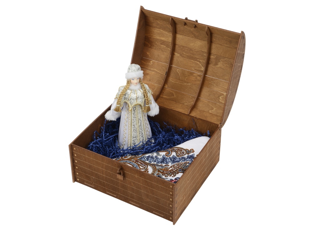 Подарочный набор Снегурочка: кукла, платок