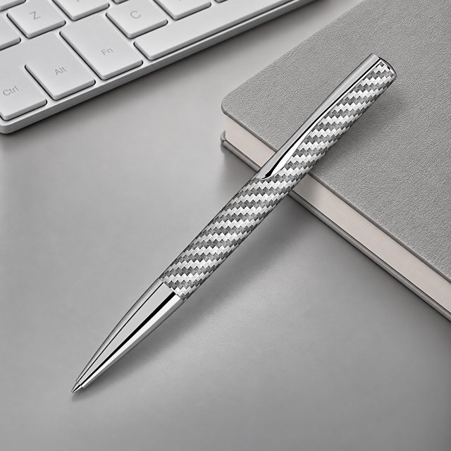 Ручка шариковая металлическая «Elegance» из карбонового волокна