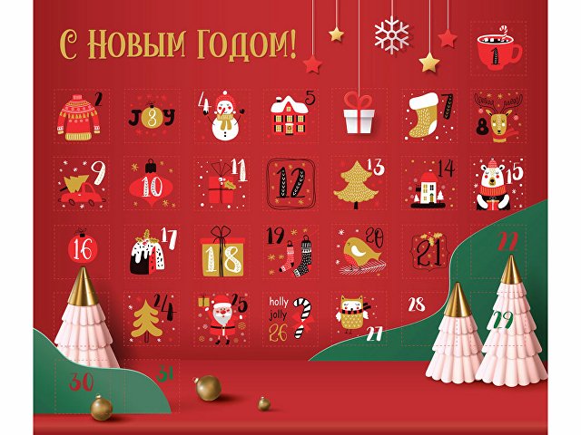 Шоколадный адвент-календарь «Festive» thumbnail